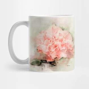 watercolor carnation Mug